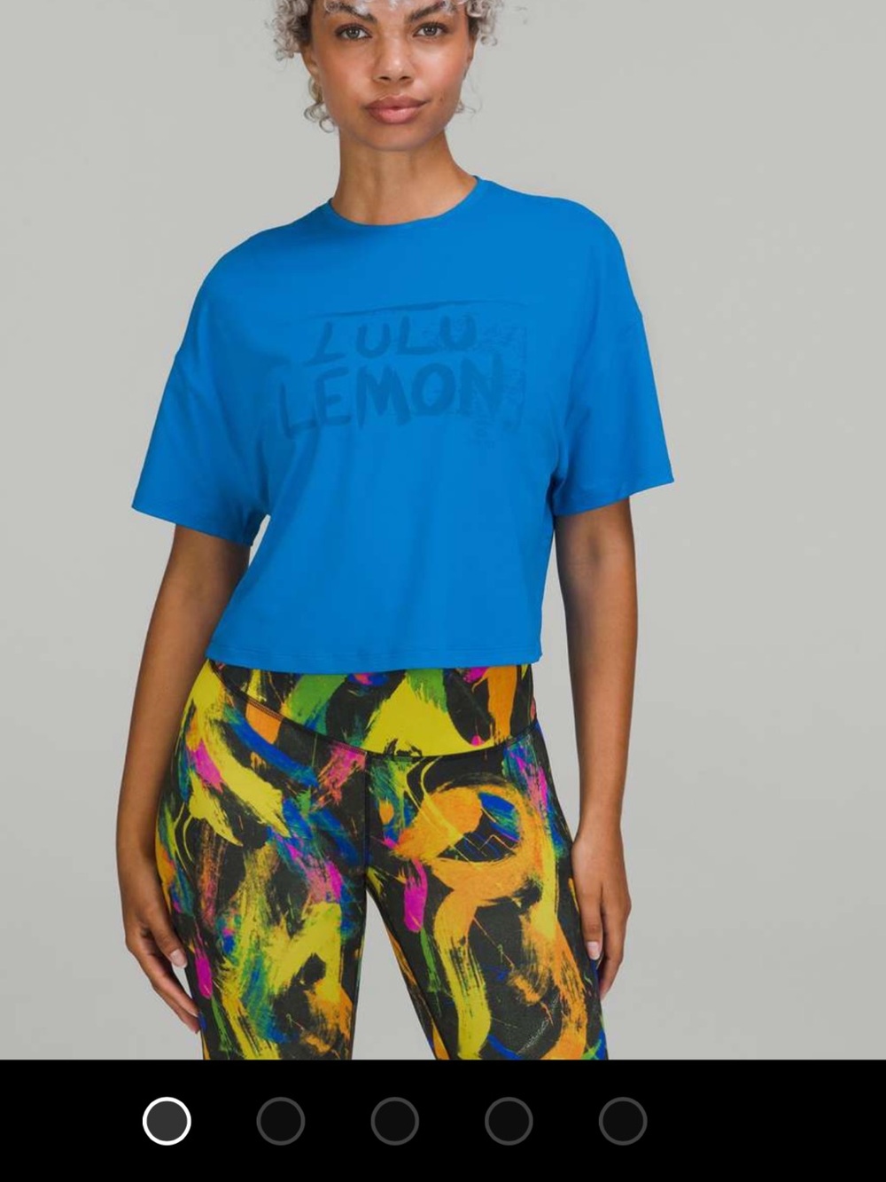 Lululemon x Ed Curtis Abrasion-Resistant Training T-Shirt Poolside Blue 8/10